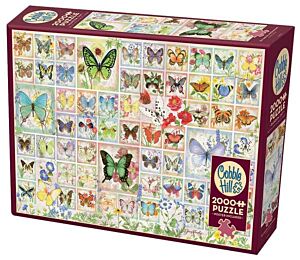 Cobble Hill Puzzle 2000 Butterflies