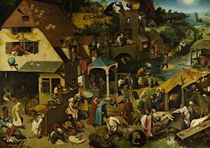 Pieter Brueghel: Flemish Proverbs (Dtoys Puzzle)