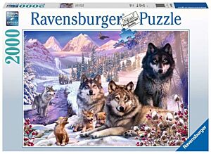 Wolven in de sneeuw (Ravensburger puzzel)
