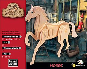 Gepetto's Horse - 3d puzzel 