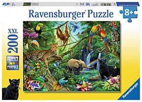 Dieren in de Jungle (ravensburger puzzel 200 stukken)