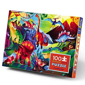 Holographic Foil Puzzle - Dinosaurussen Wereld (100)