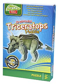 Triceratops - moveable puzzle