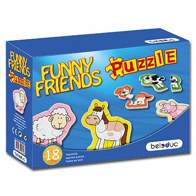 funny friends houten puzzel